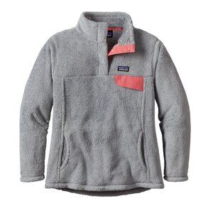 Patagonia Womens Re-Tool Snap-T Fleece Pullover Grey XS Polartec Tailored Fit
